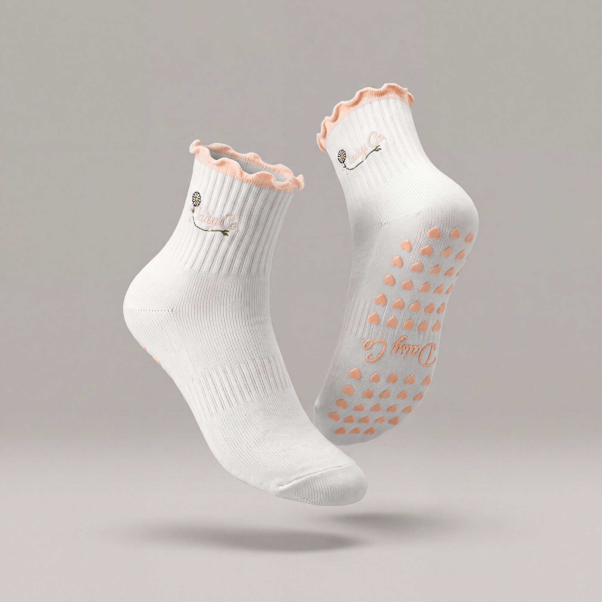 Bare Muse pilates grip socks by Daisy Co.